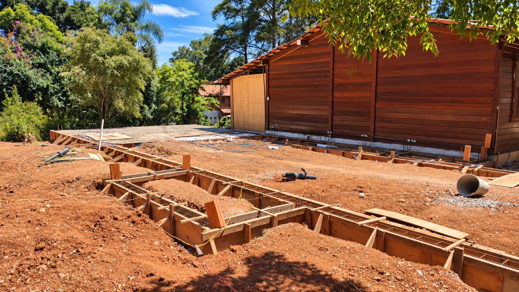 Condomínio O Recanto — construção de anexo, foto 1